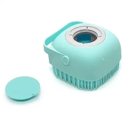 لیف ماساژور سیلیکونی مخزن دار کیولوکس رنگ آبی فیروزه ای  کد LC-2808