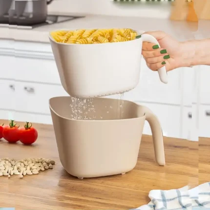 کاسه و آبکش گوندول کرمی کد 576