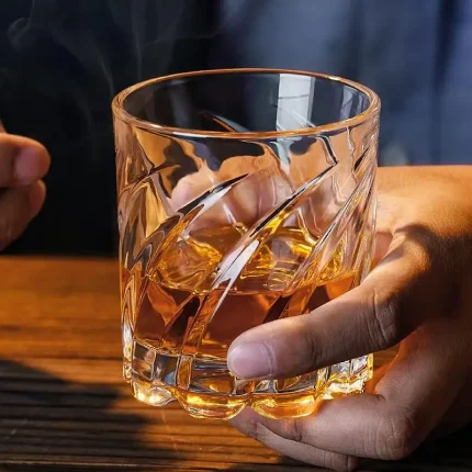 نیم لیوان چرخشی مدل carden دلی گلس 280 میلی 6 عدد کد KB054A